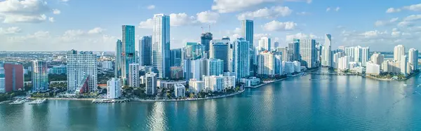 Downtown Miami skyline from Biscayne Bay